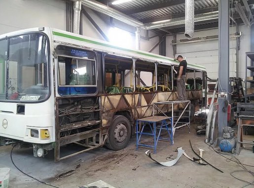 Ремонт автобусов, замена стекол, ремонт кузова стоимость ремонта и где отремонтировать - Волгоград